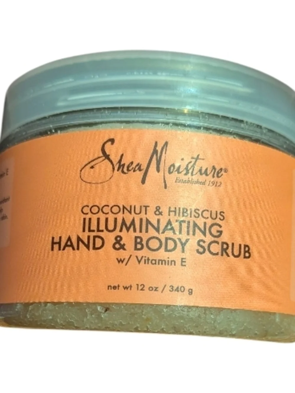 Shea Moisture Coconut & Hibiscus Illuminating Hand & Body Scrub 12 oz